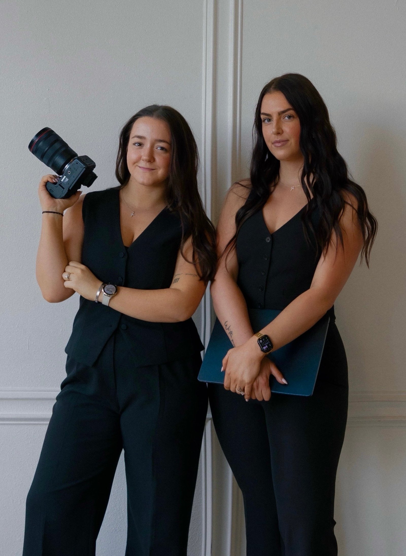 The Christensen and Company team with professional camera equipment